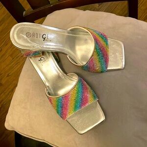 Women’s multi color heels